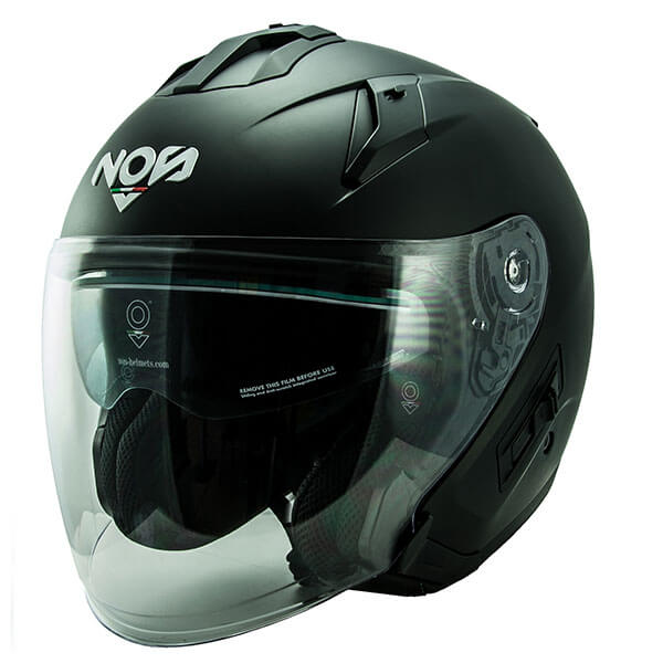 Casque jet NOS-HELMET - NS2 jet black matt | Easy Scooter