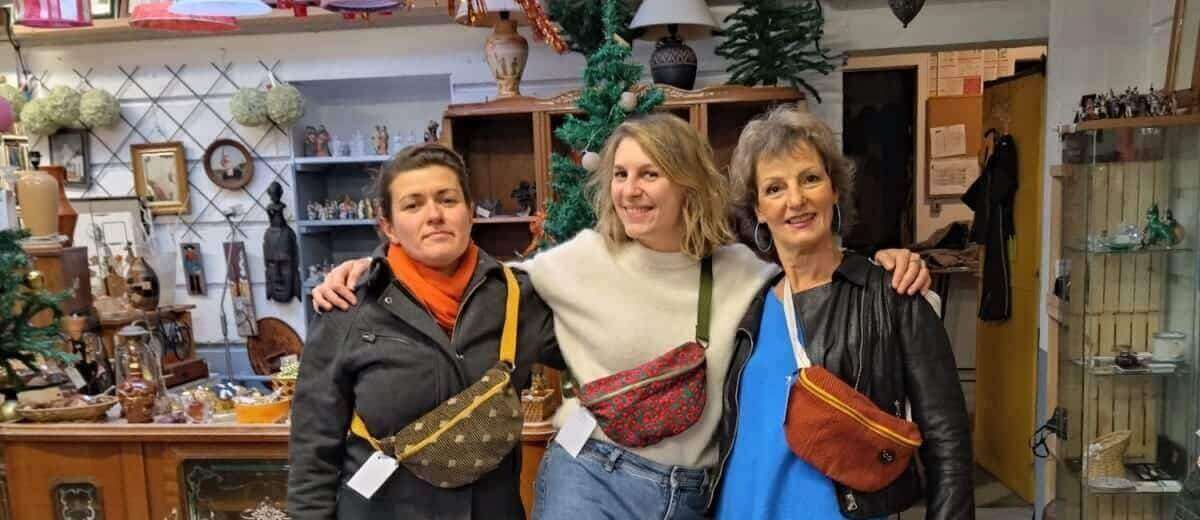 Nouveauté en boutique : les créations bénévoles | Au Bonheur des Bennes - recyclerie de l'estuaire