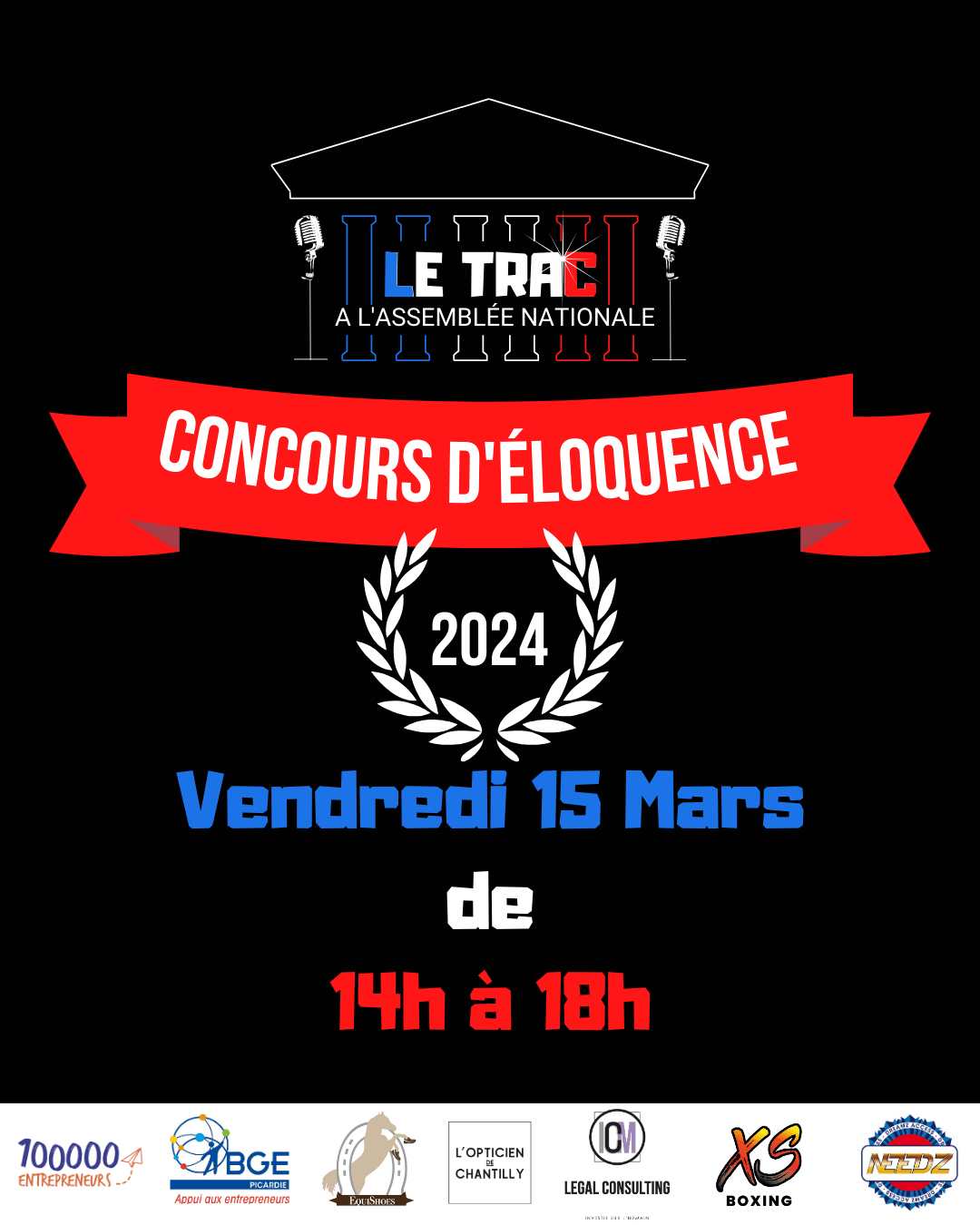 Concours d'éloquence "Le Trac à l'Assemblée Nationale" Troisième édition | Le Trac