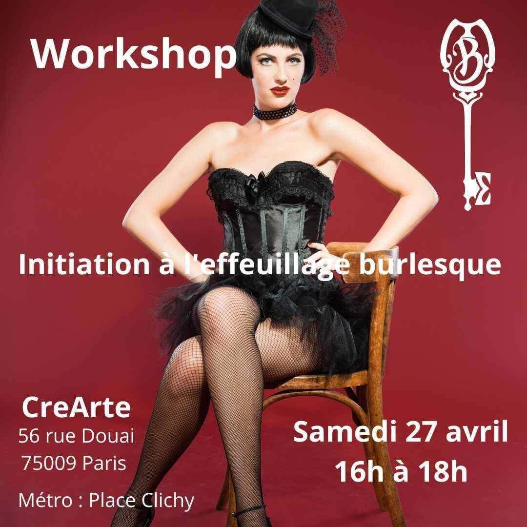Cours d'Initiation à l'Effeuillage burlesque | La Maison Burla