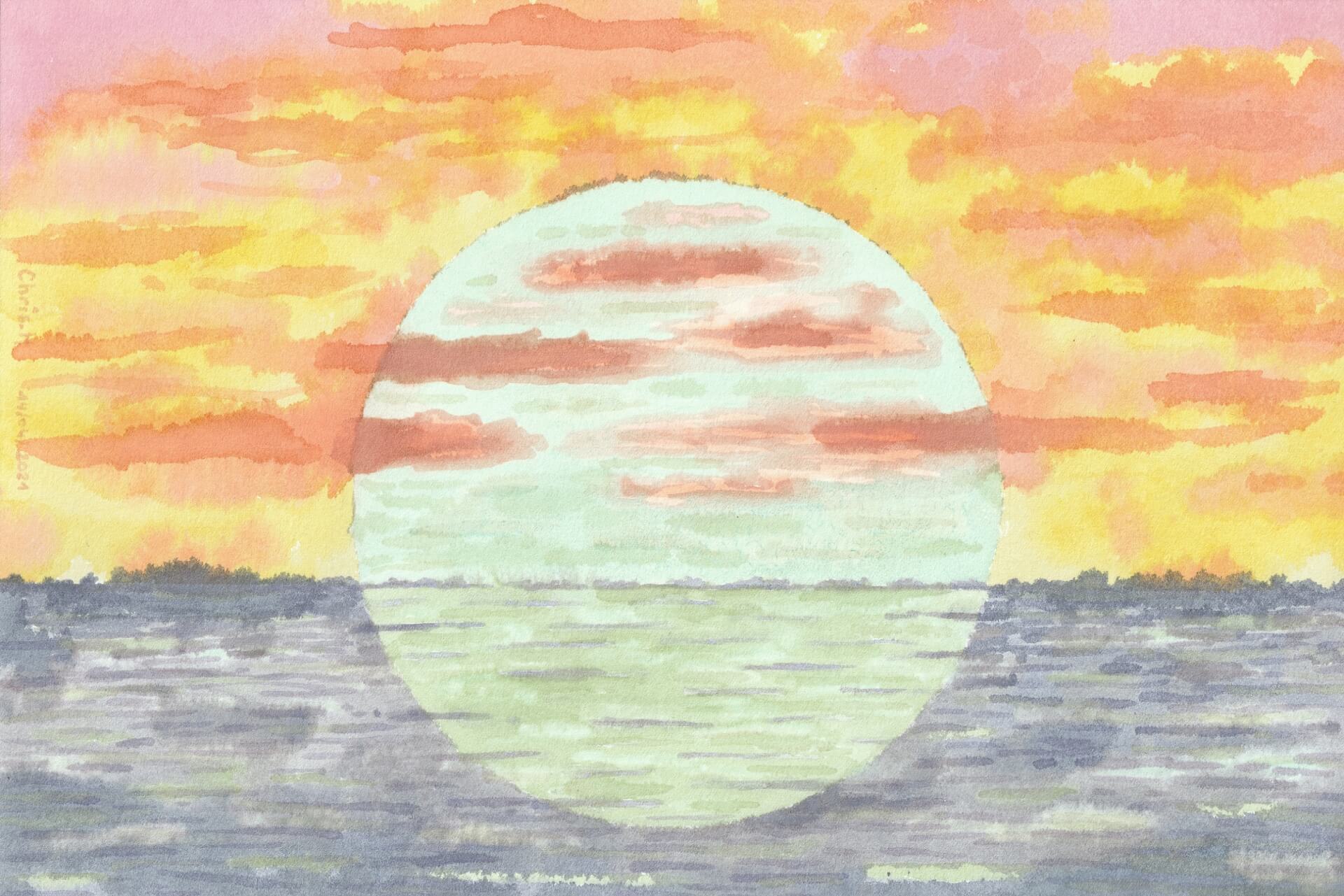 Soleil vert (grand) | christophe-henry