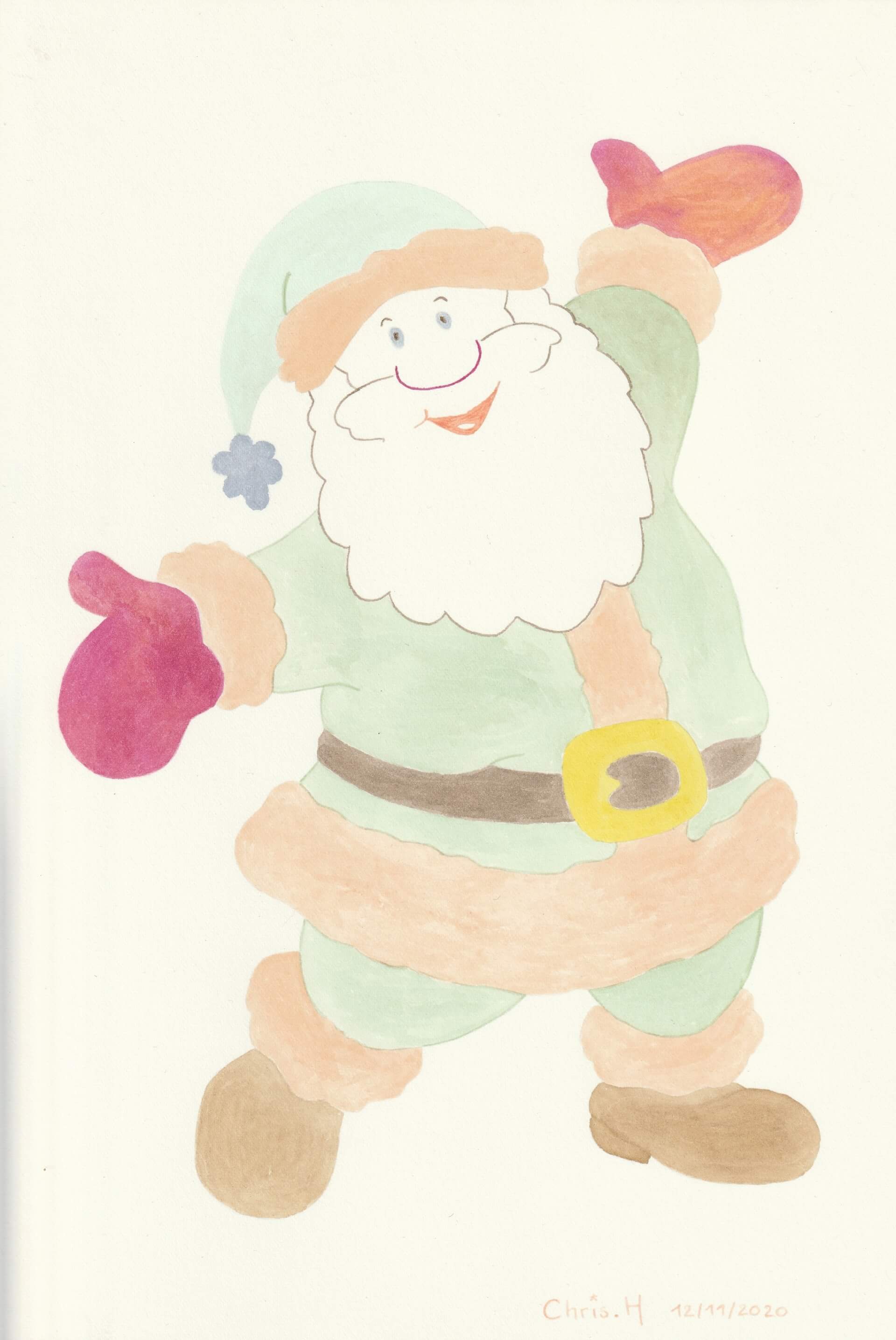 Père Noël vert | christophe-henry