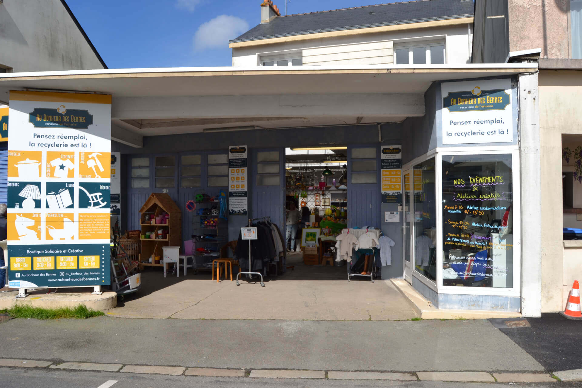 Infos recyclerie | Au Bonheur des Bennes - recyclerie de l'estuaire