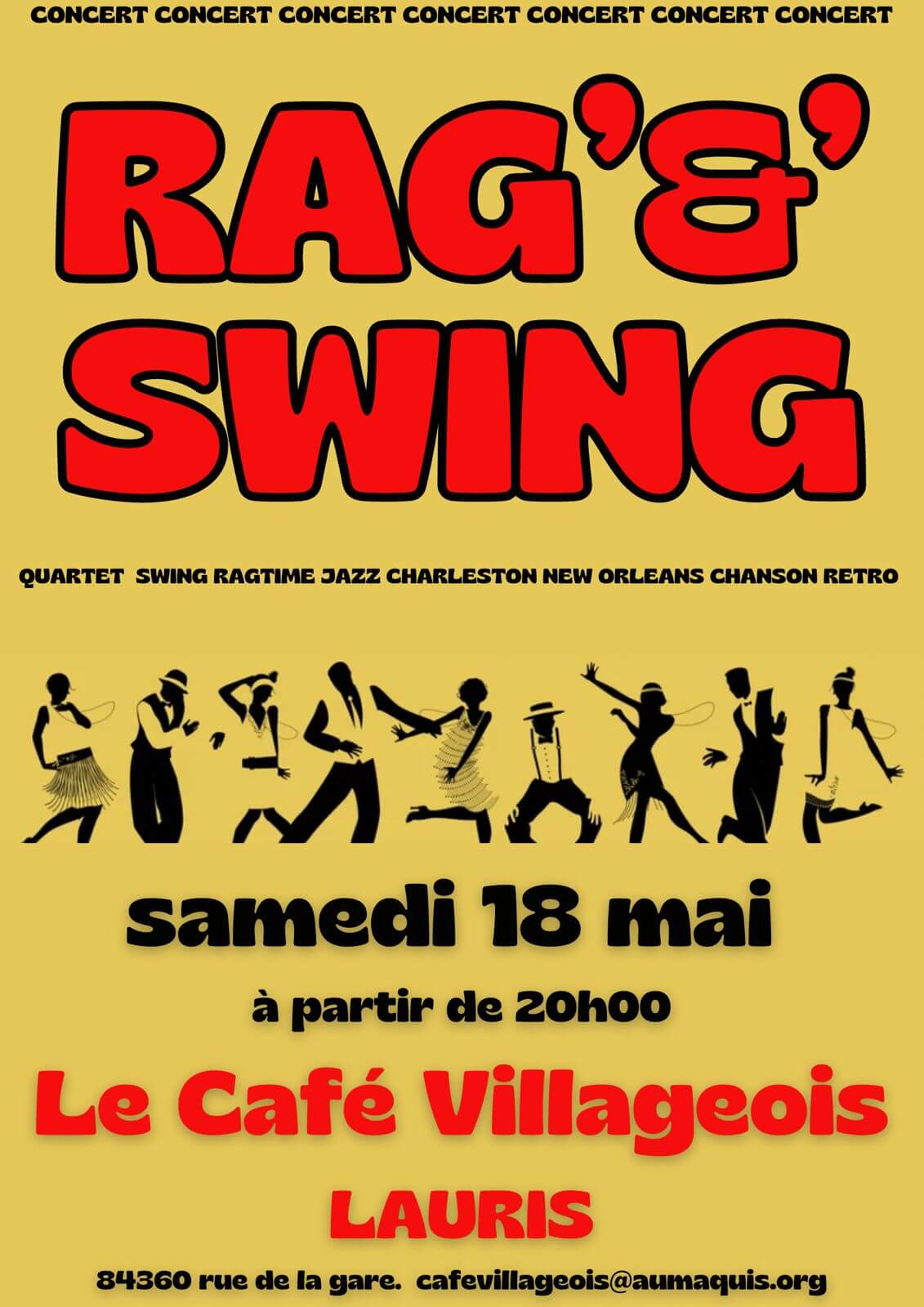 RAG'N'SWING en concert | Au Maquis
