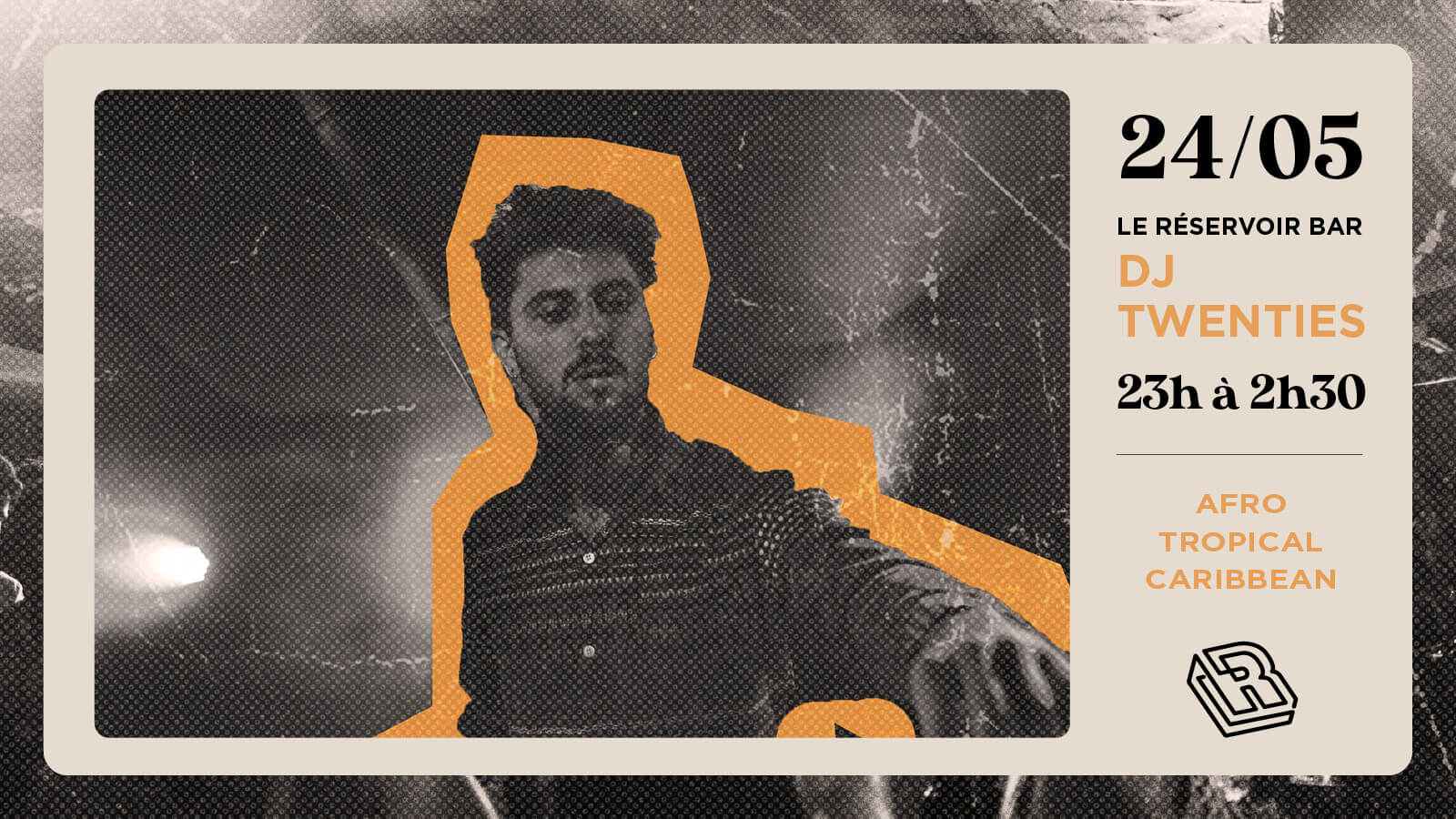 Le Réservoir bar invite Dj Twent'ies | Le Reservoir Bar