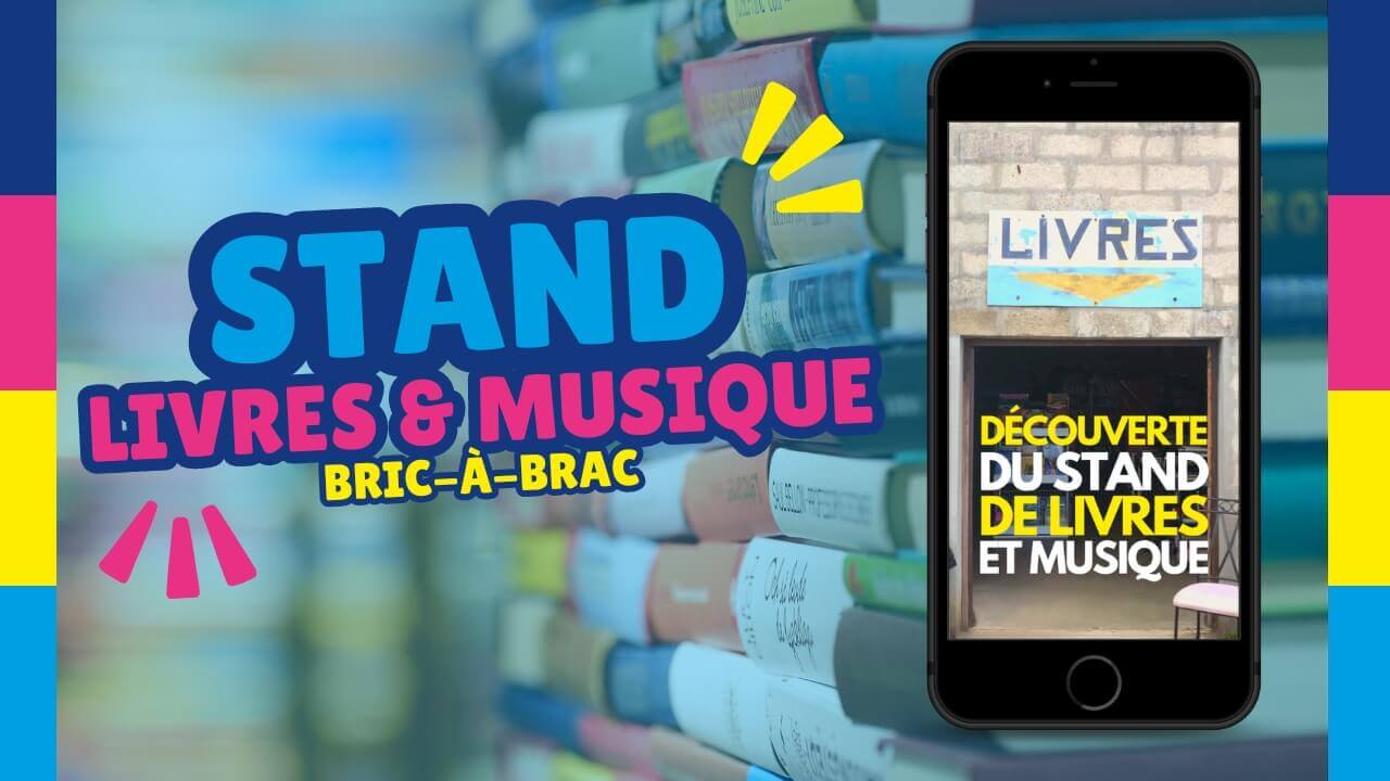 À la découverte du stand de livres et musique ! 📚🎶 | Emmaüs Parempuyre