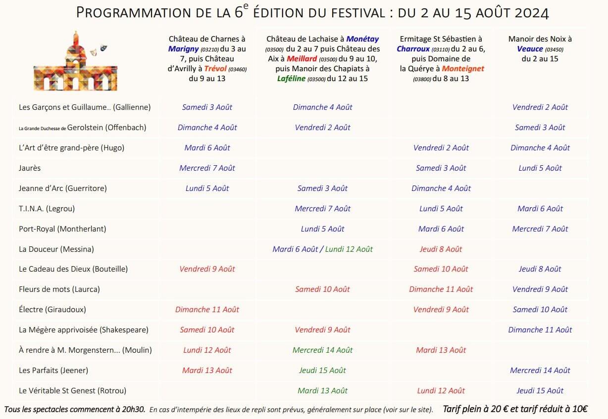 verso flyer 2024 | Théâtres de Bourbon