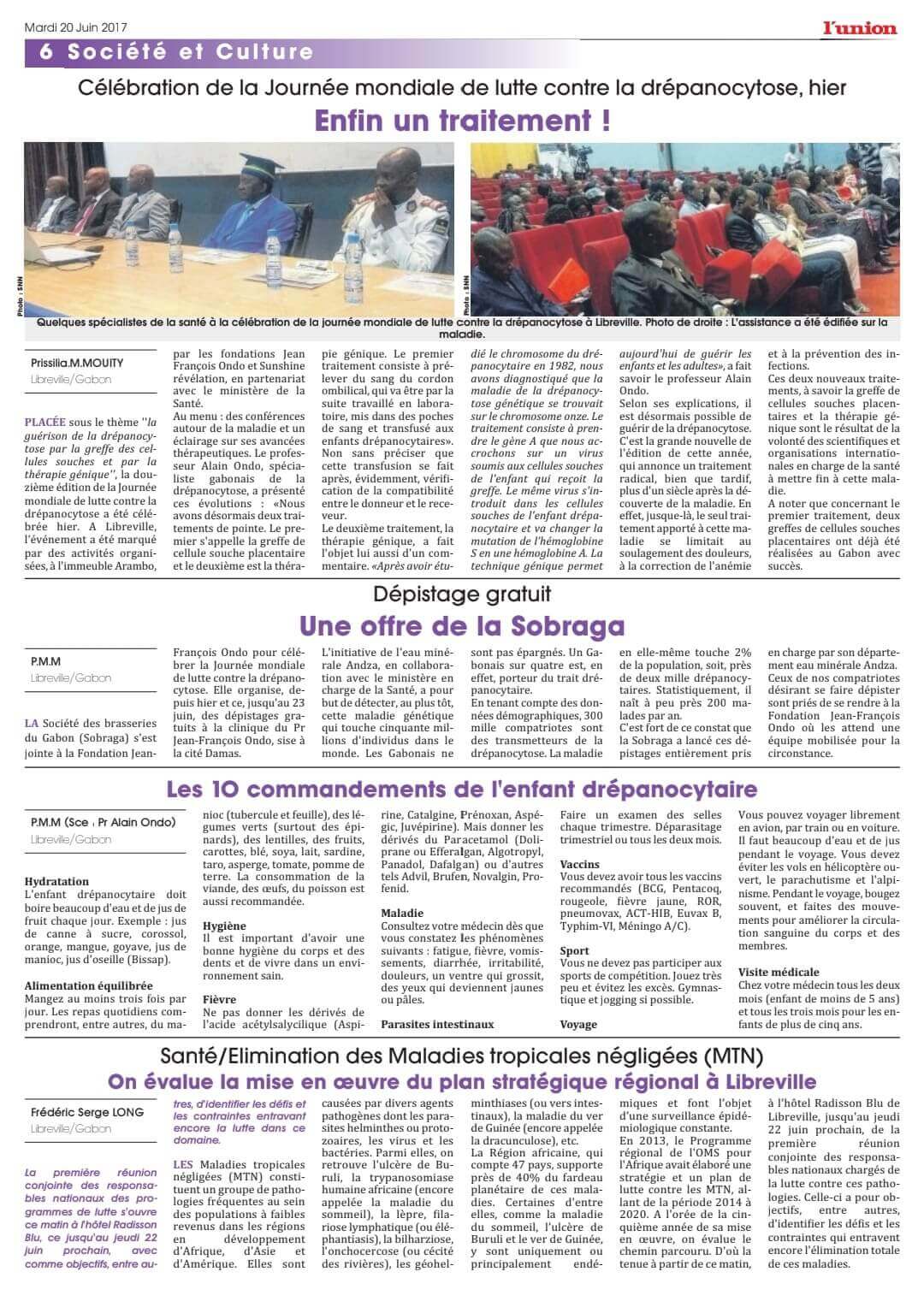 Article du journal : Société et Culture | DrepaGuyane