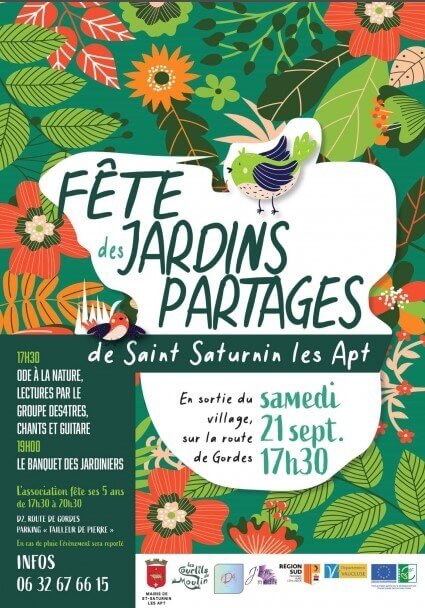 Fête des Jardins Partagés de Saint-Saturnin-lès-Apt | Vivant·e !