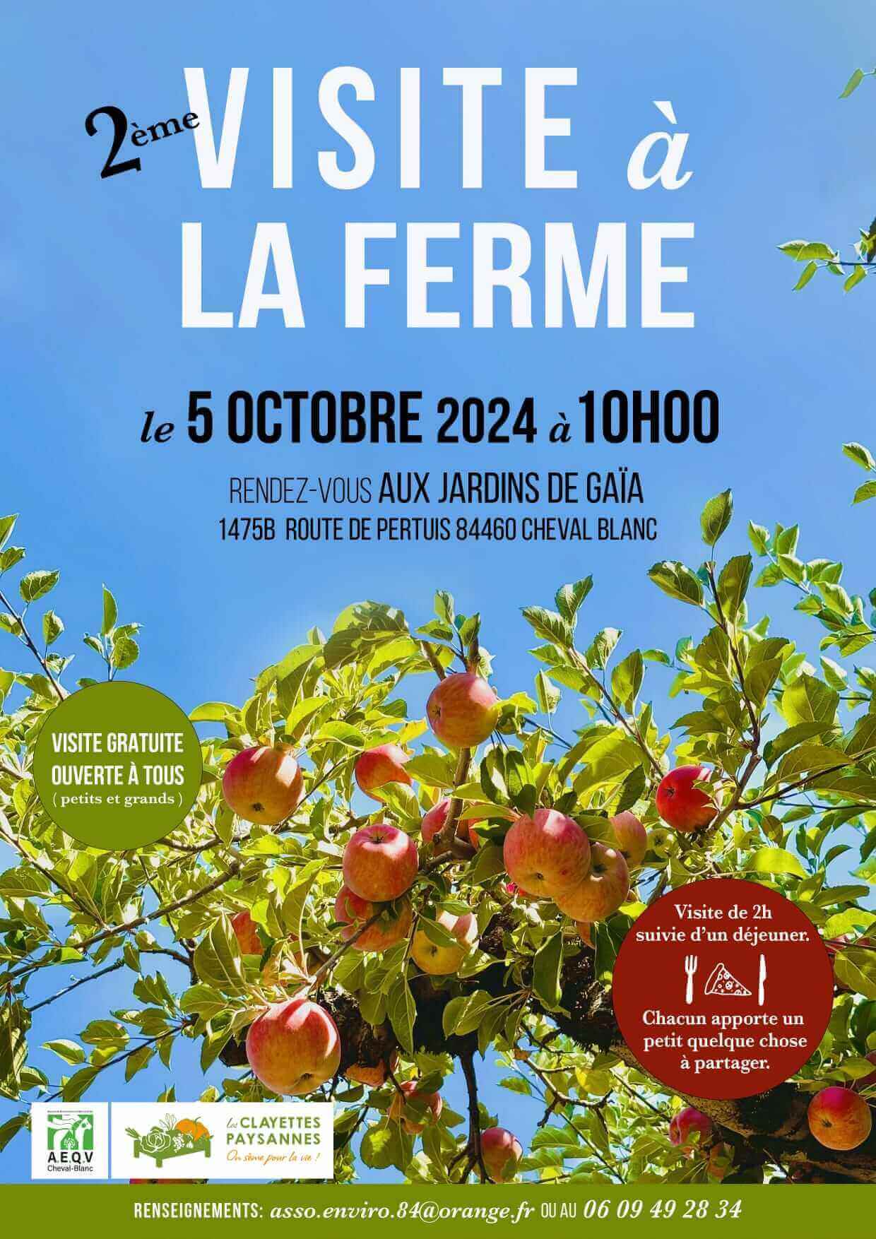 2ème visite à la ferme | AEQV