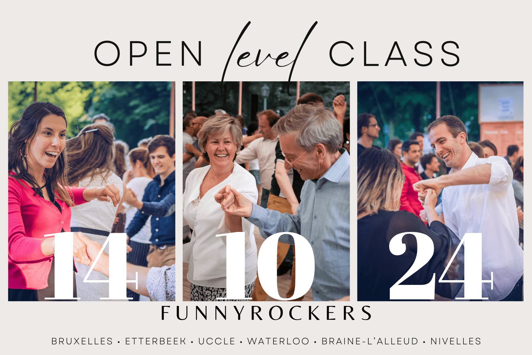 COMPLET - Open Level Class & Rock & Roll Party @Etterbeek | Funnyrockers