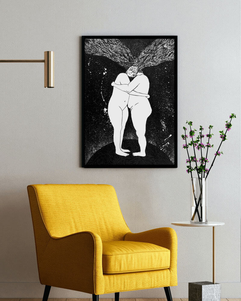 Connexion sidérale Deux générations | Liana Perez