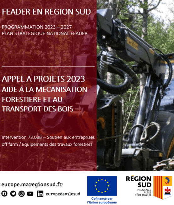 Nouvelle échéance : Aide à la mécanisation forestière et au transport des bois | Fibois Sud