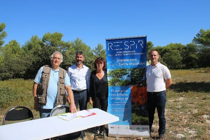 RESPIR – Signature de la convention de partenariat Suez / Coopérative Provence Forêt | Fibois Sud