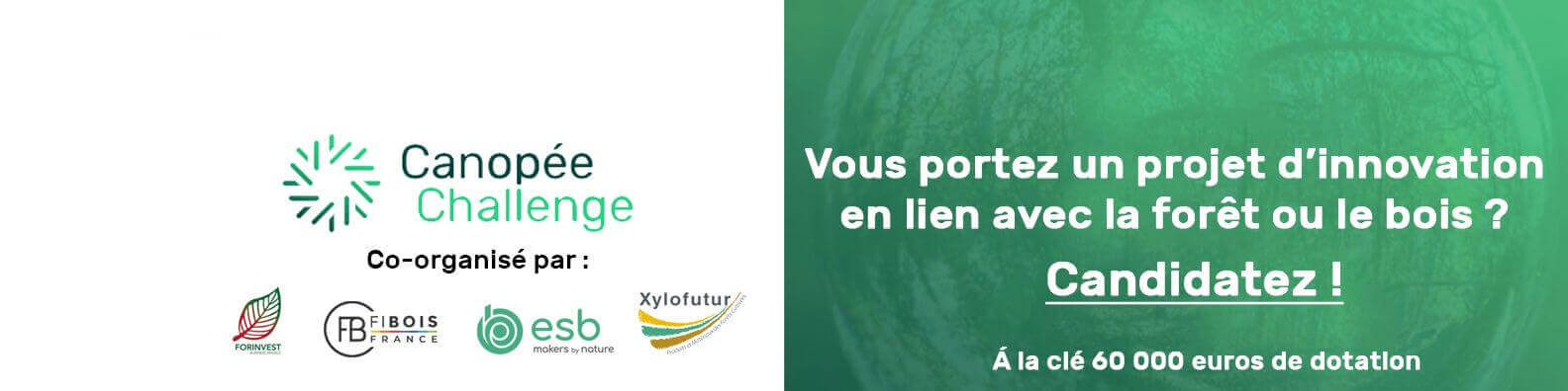 Canopée Challenge: concours innovation filière forêt-bois | Fibois Sud