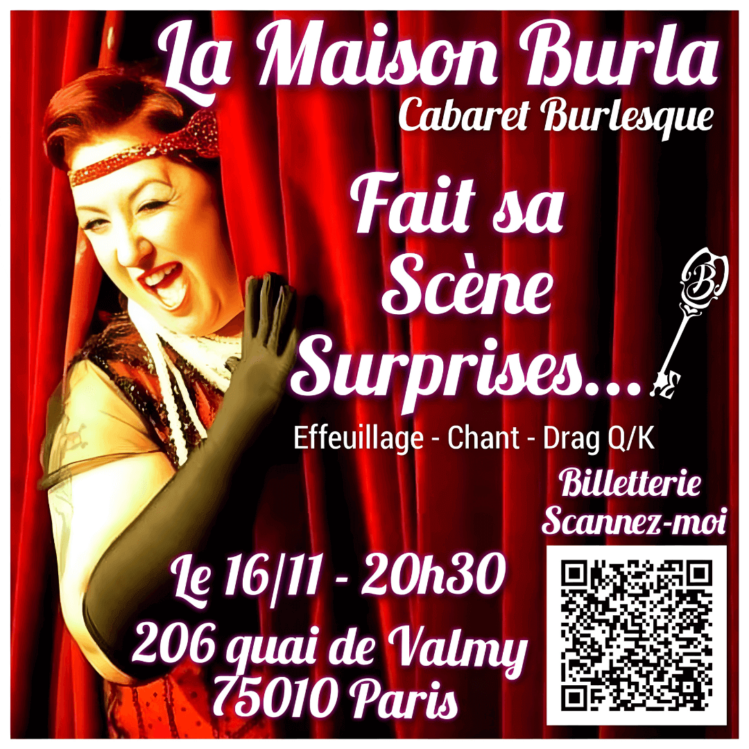 Fait sa scène Surprise | La Maison Burla