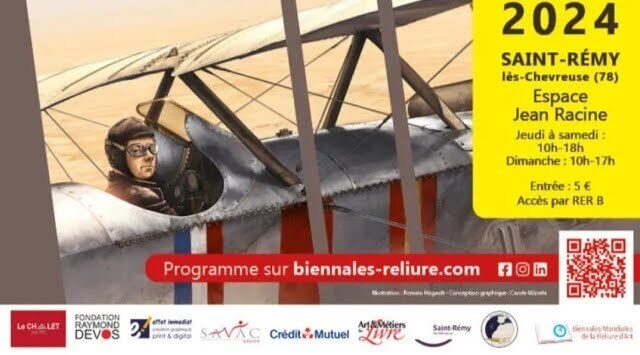 Reliure d'art avec Vol de nuit - biennale mondiale 15-09-24 | Les Ailes de Yoan