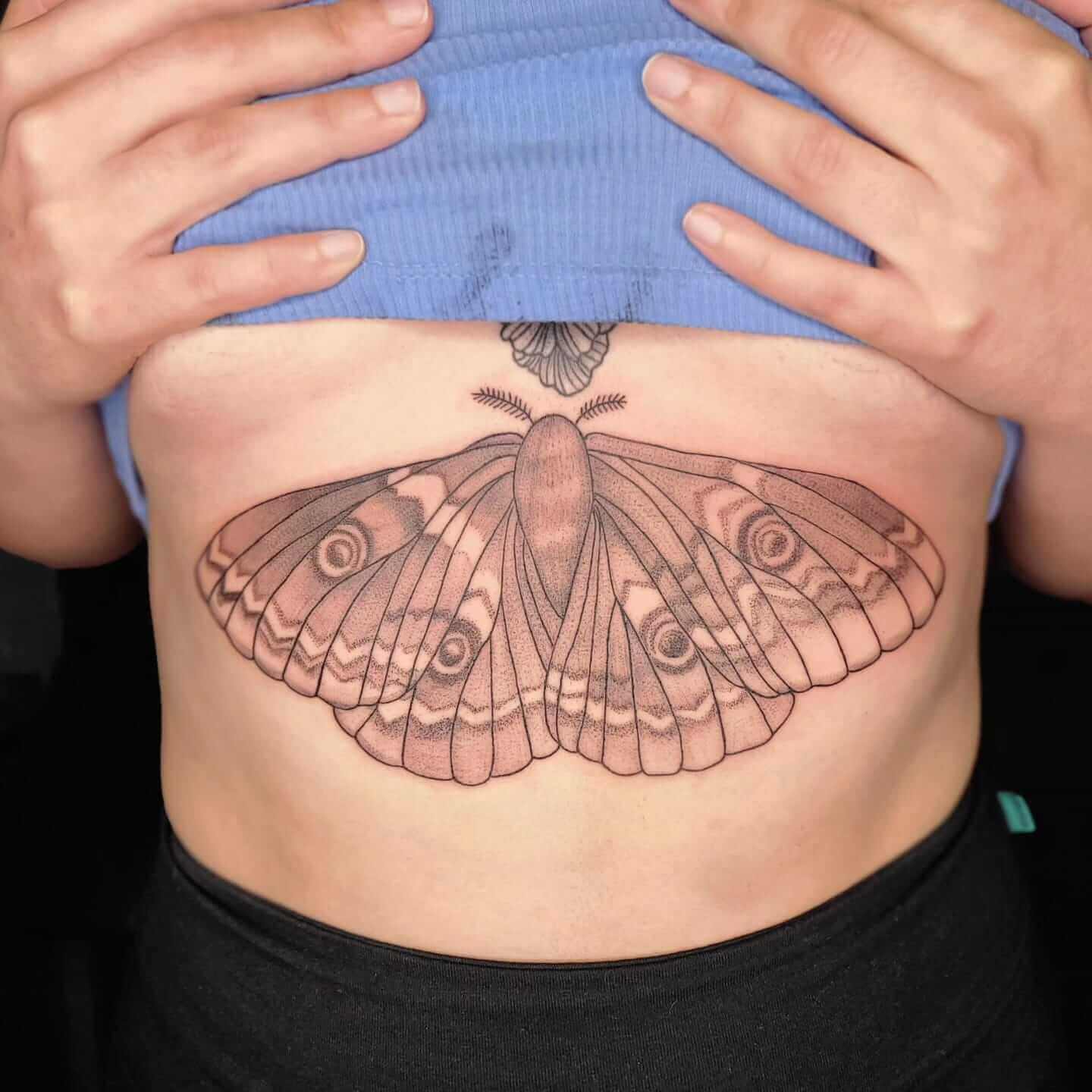 Tatouage - Moth | Canaille Illustration