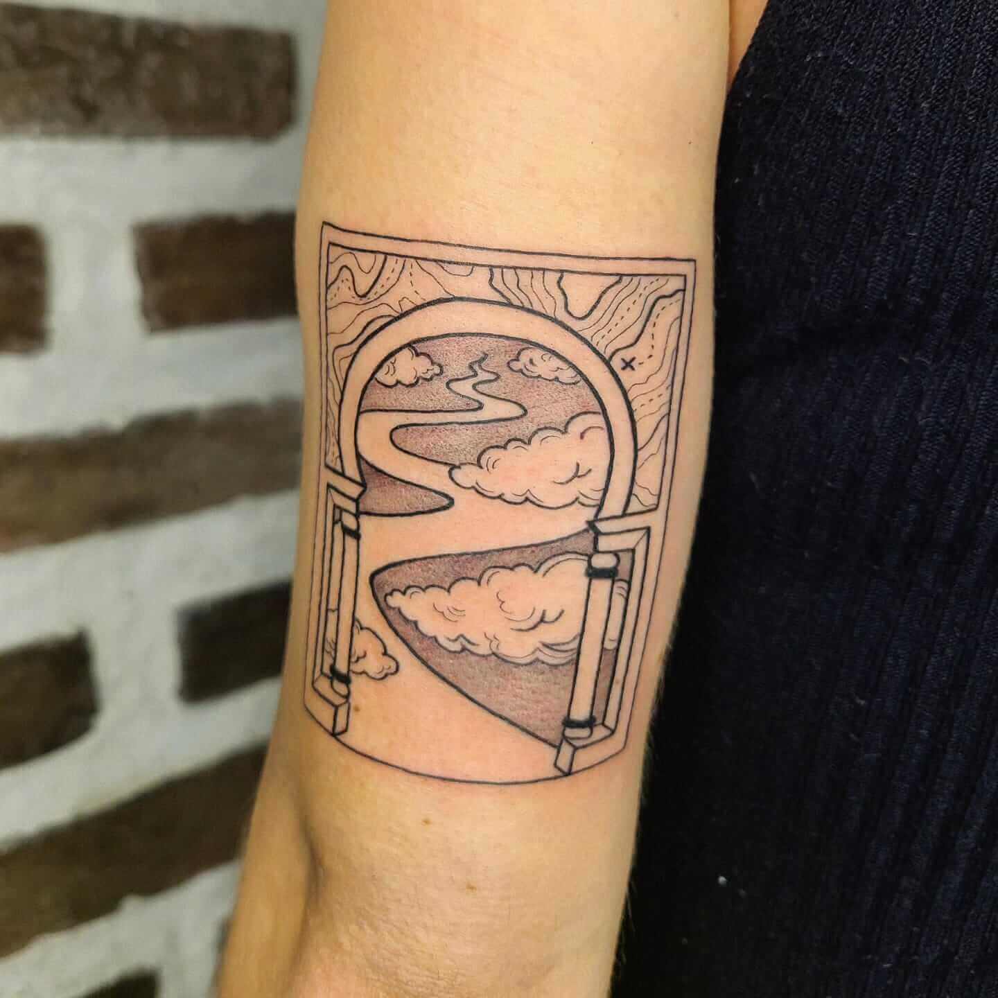 Tatouage - porte | Canaille Illustration