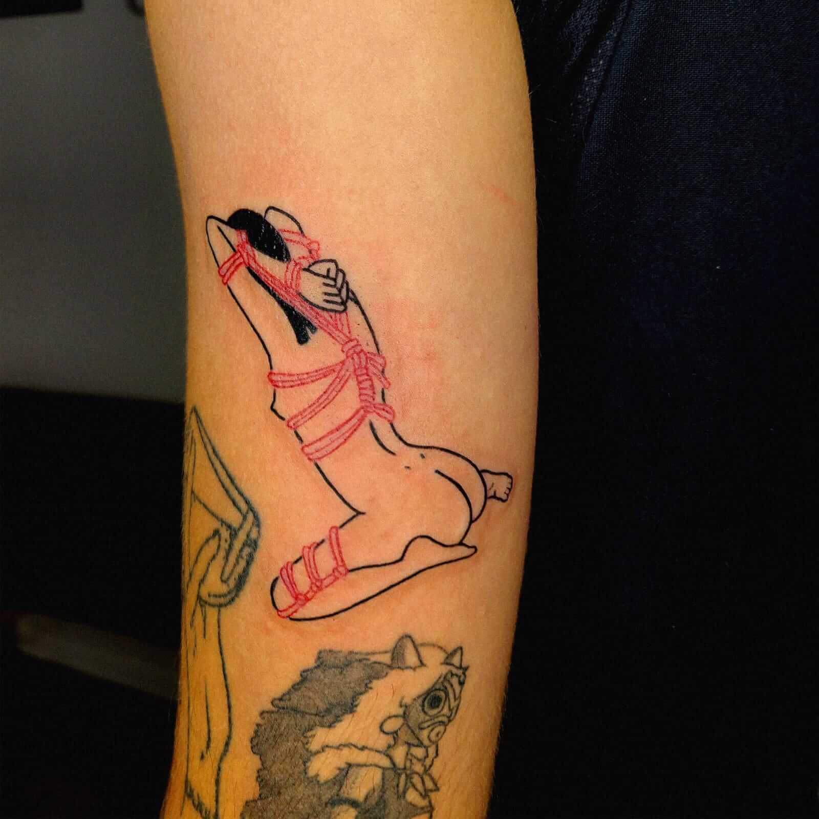 Tatouage - shibari | Canaille Illustration