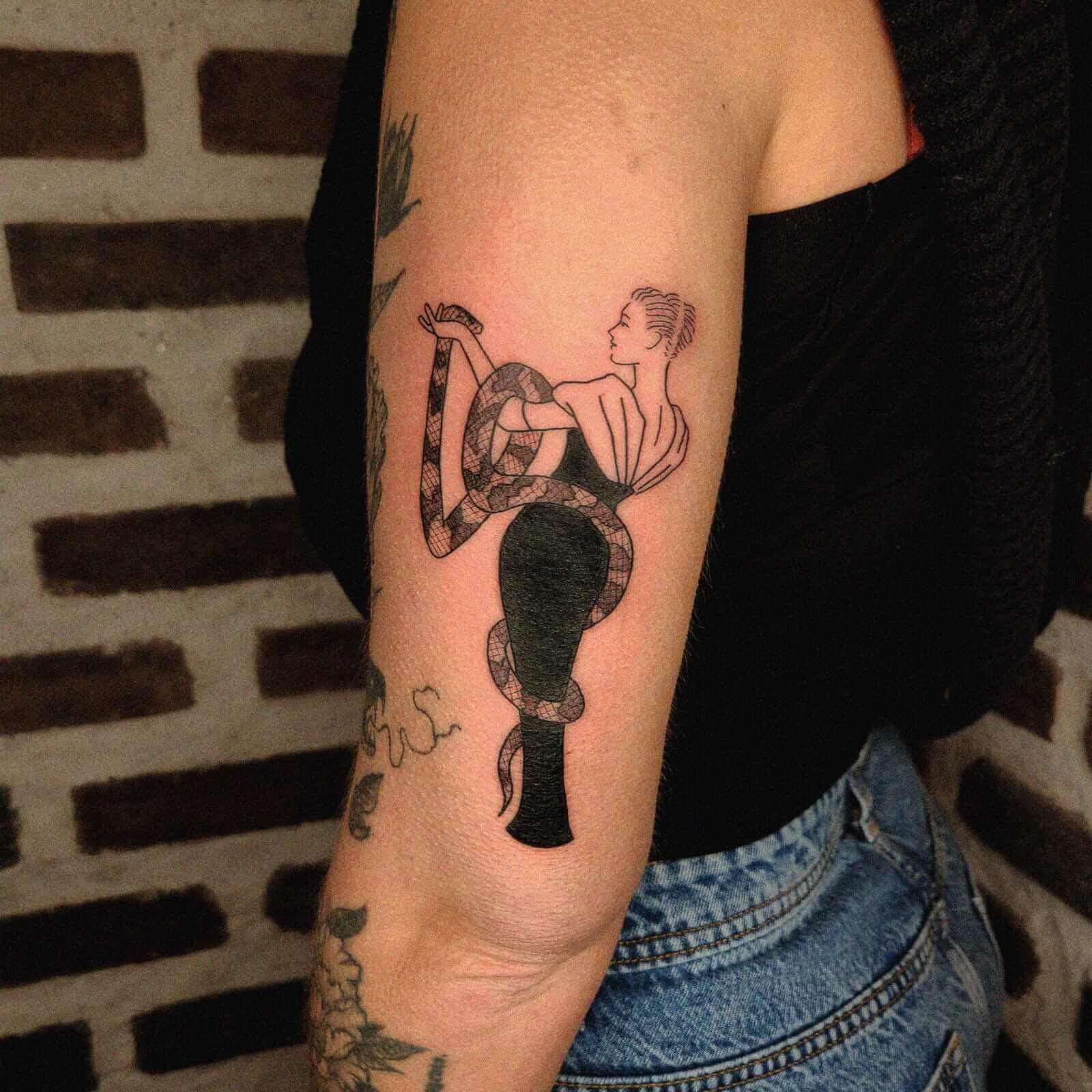 Tatouage - serpent | Canaille Illustration