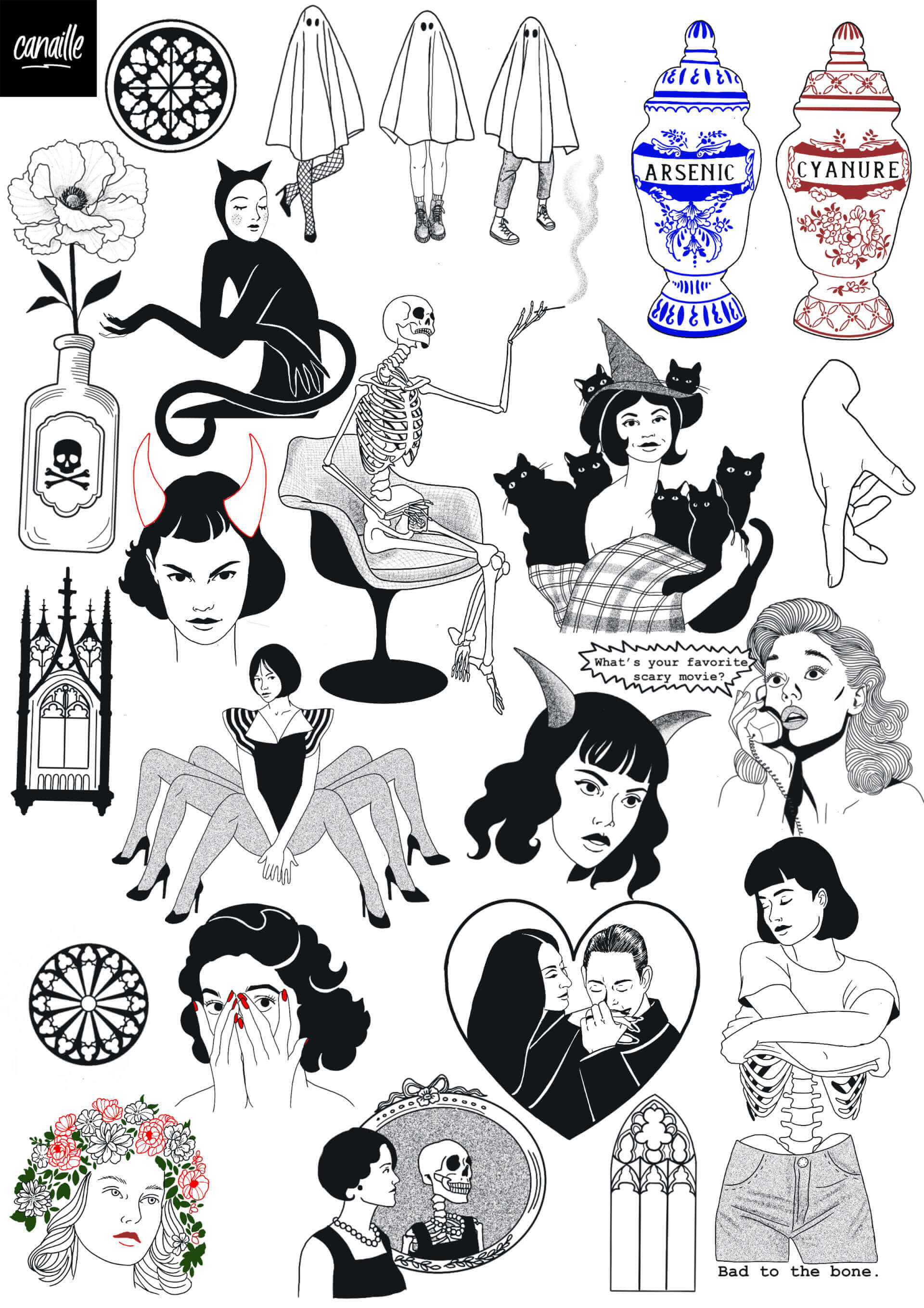 Flashbook - Halloween | Canaille Illustration