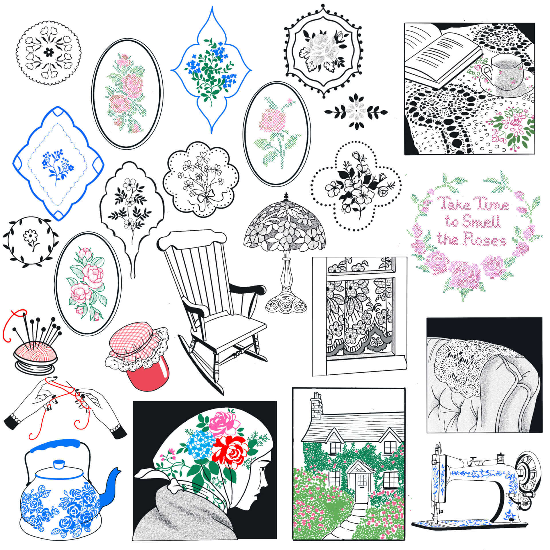 Flashbook - vacances chez Mamie | Canaille Illustration