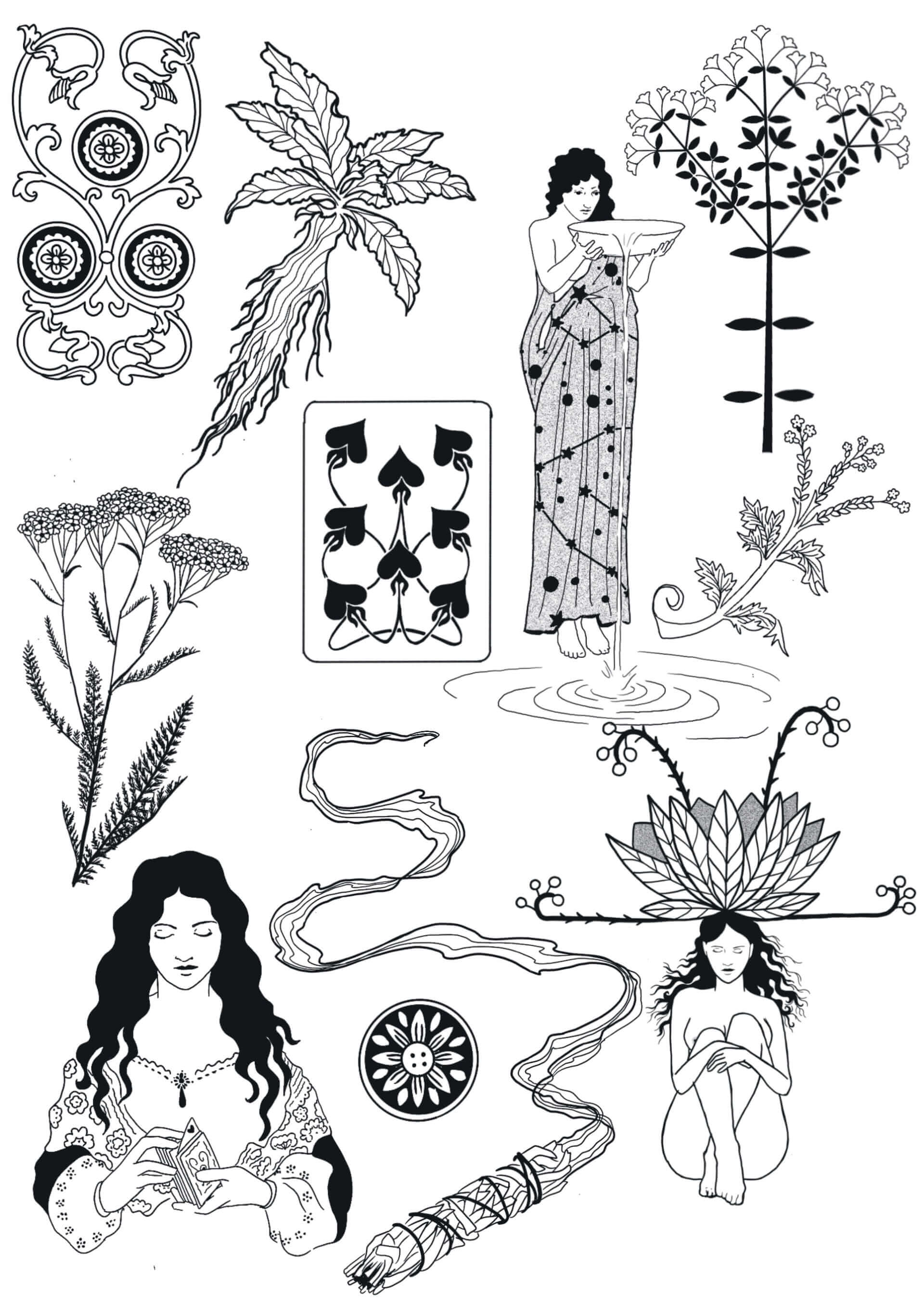 Flashbook - ésotérique | Canaille Illustration