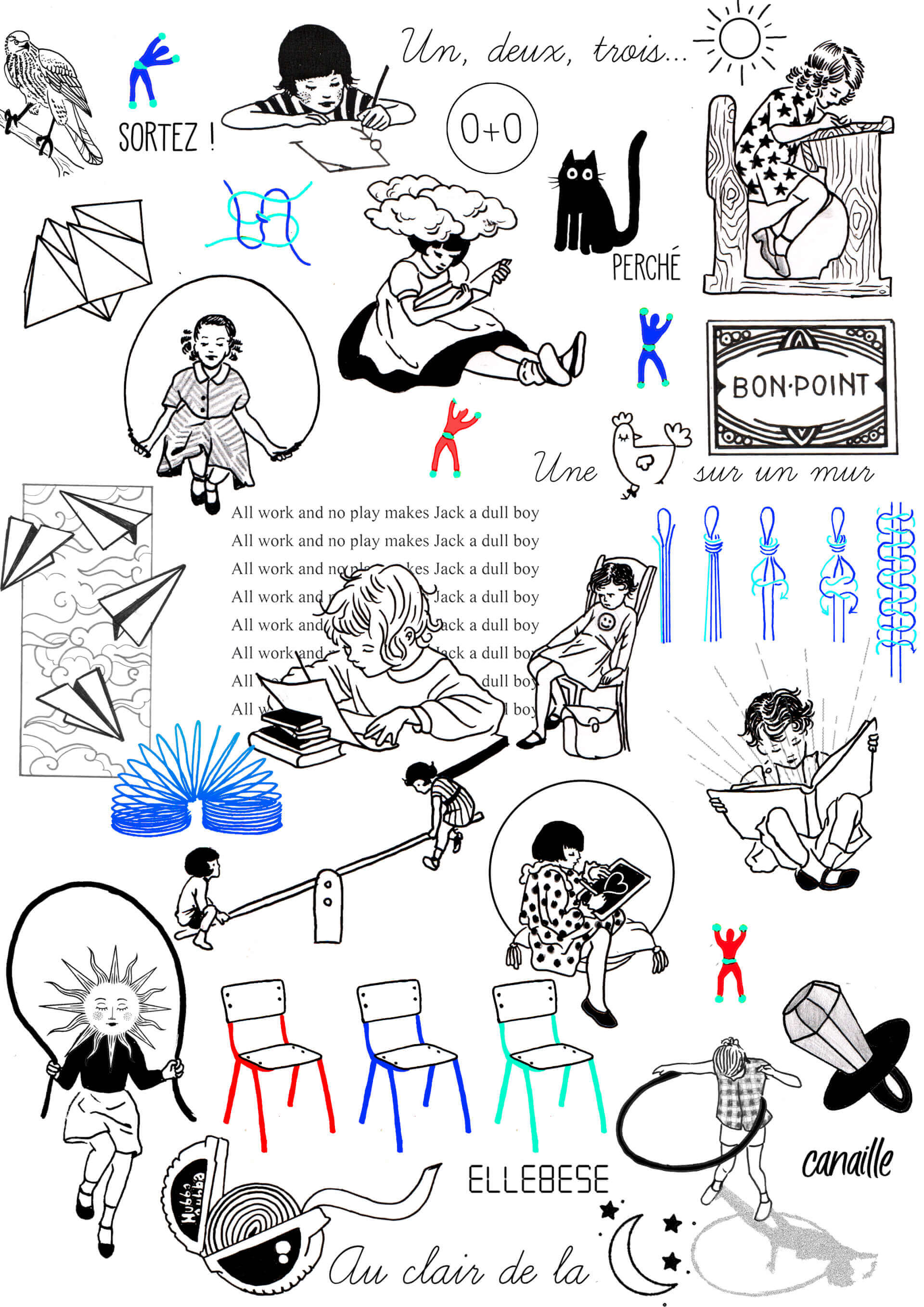 Flashbook - rentrée des classes | Canaille Illustration