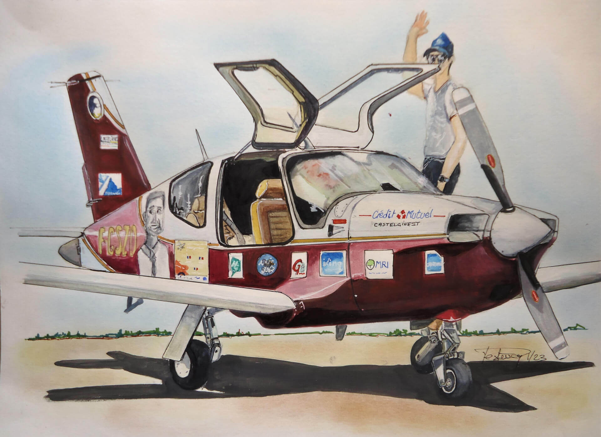 Bernard Desteucq | Les Ailes de Yoan