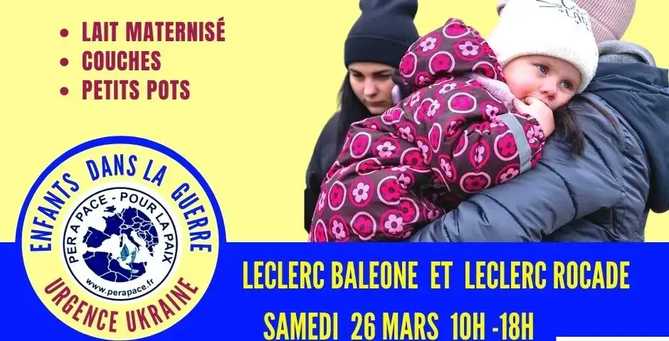 PER A PACE – SECOURS POPULAIRE – URGENCE SOLIDARITE UKRAINE | Per a Pace