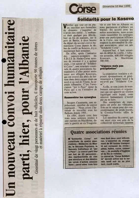 LA CORSE | Per a Pace