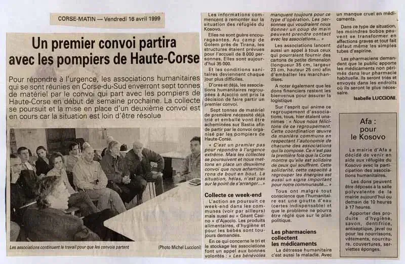 CORSE MATIN | Per a Pace
