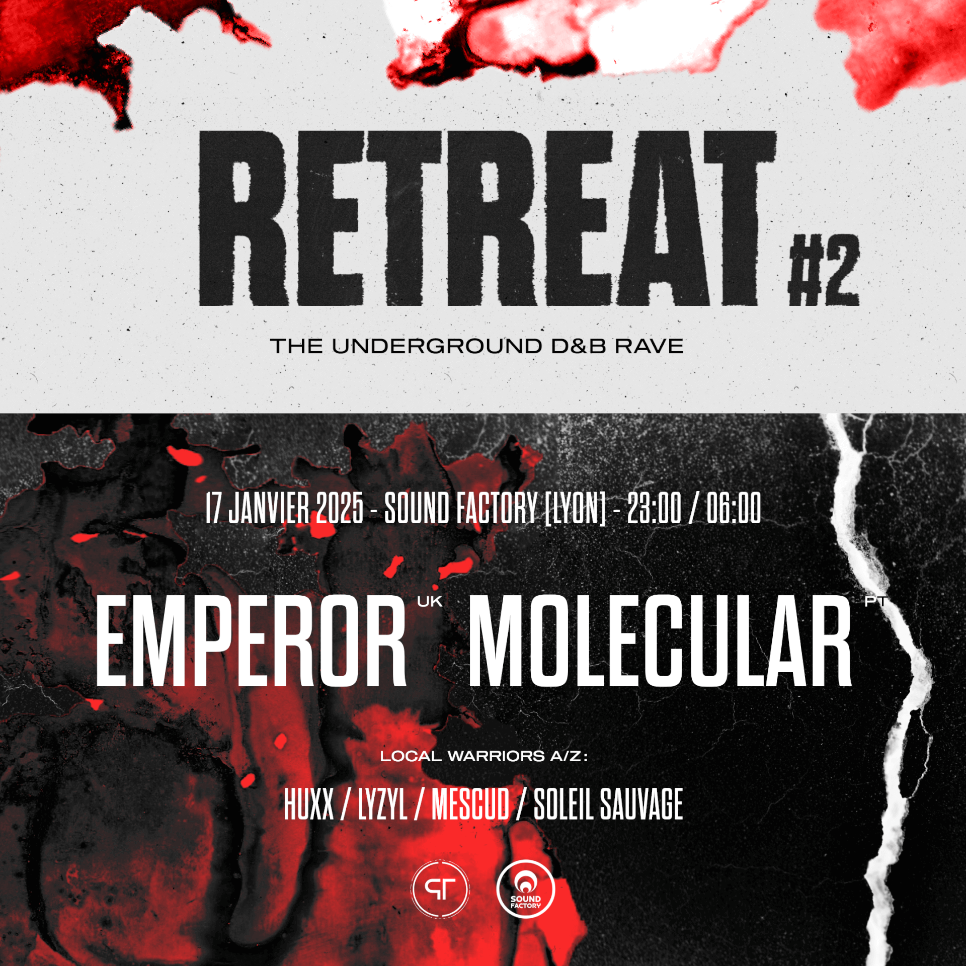 RETREAT #2 THE UNDERGROUND D&B RAVE | Physical Tool