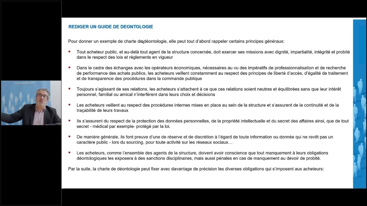 video redaction guide déontologie