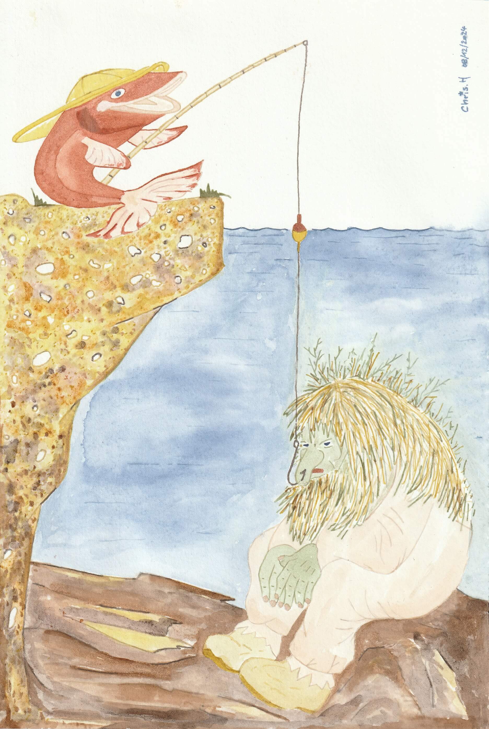 Poisson pêcheur | christophe-henry