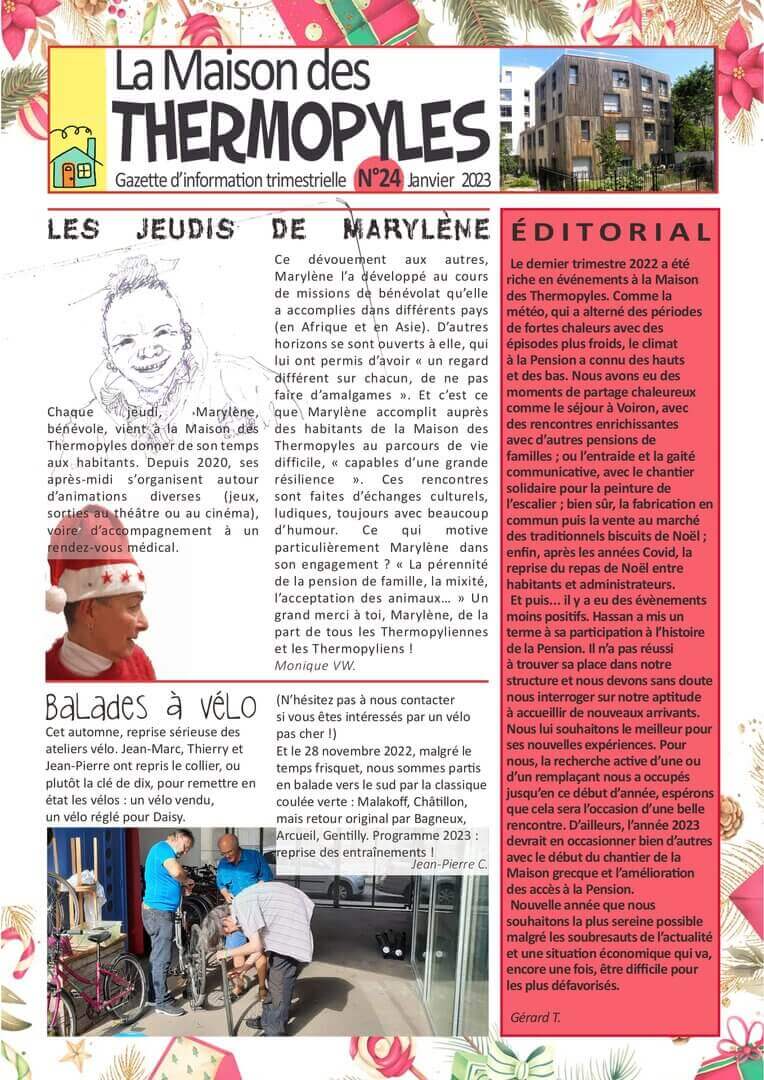 Gazette 24 | La Maison des Thermopyles