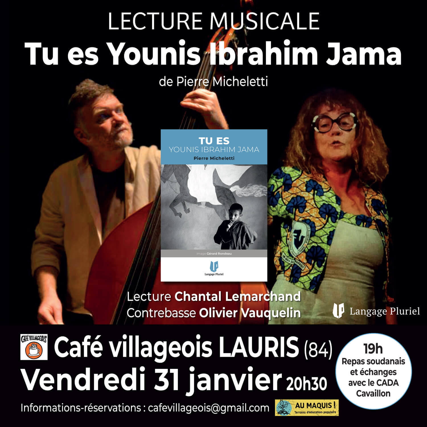Lecture musicale d’après "Tu es Younis Ibrahim Jama" | Au Maquis