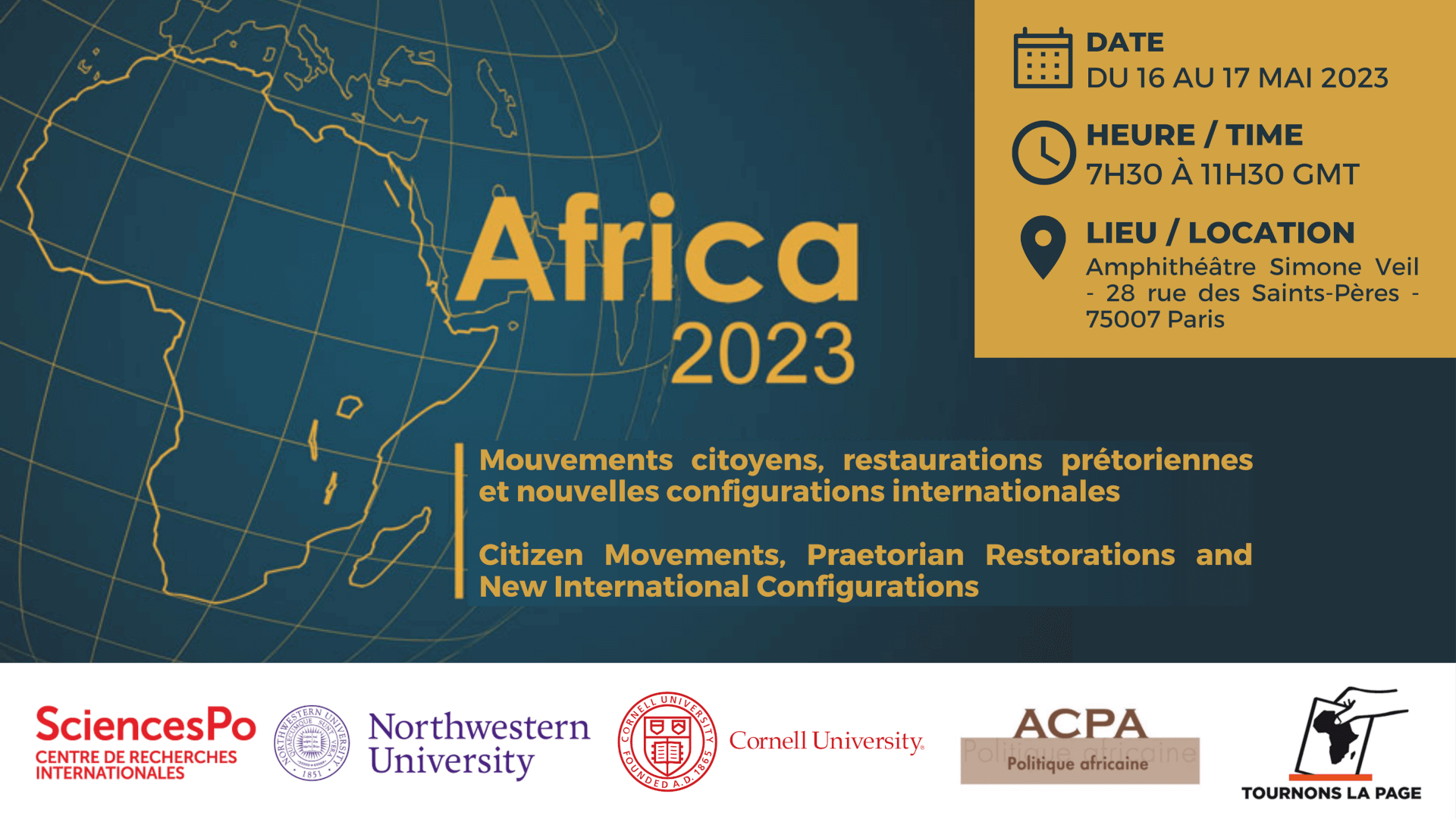 Afrique 2023 : Mouvements citoyens, restaurations prétoriennes et nouvelles configurations internationales | Tournons la Page