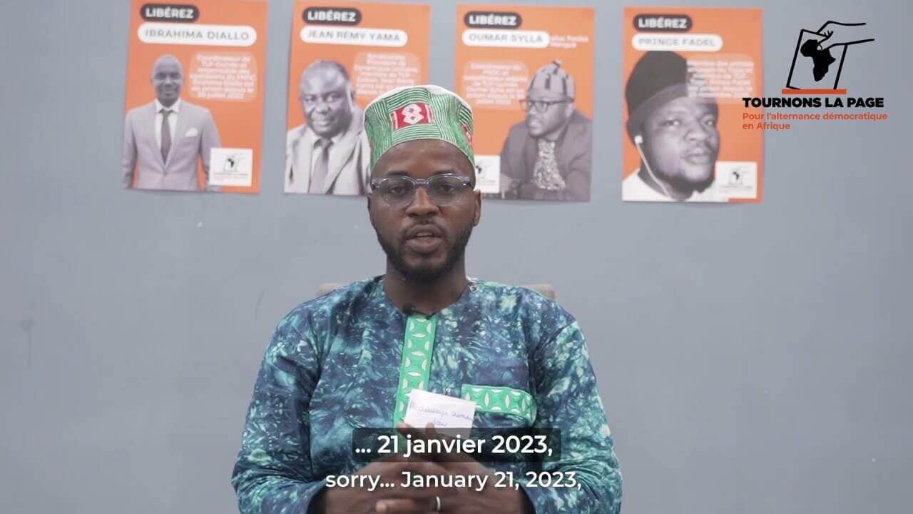 Guinée : Libérez Ibrahima Diallo, Oumar Sylla et Billo Bah! | Tournons la Page