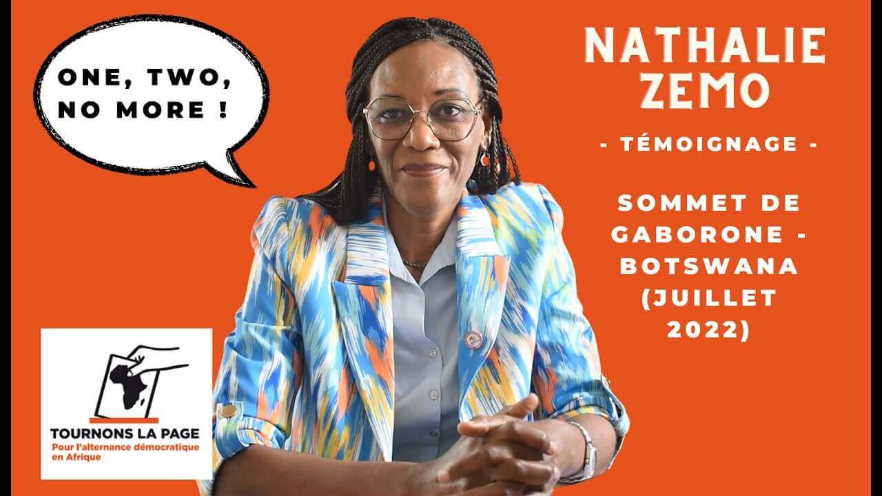 Nathalie ZEMO, Coordinatrice de Tournons La Page Gabon, à propos du Sommet de Gaborone, Botswana | Tournons la Page