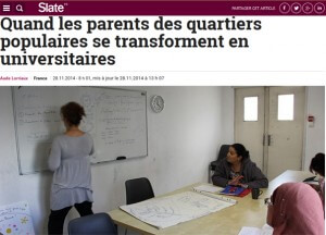 Quand les parents des quartiers populaires se transforment en universitaires | Parents Citoyens