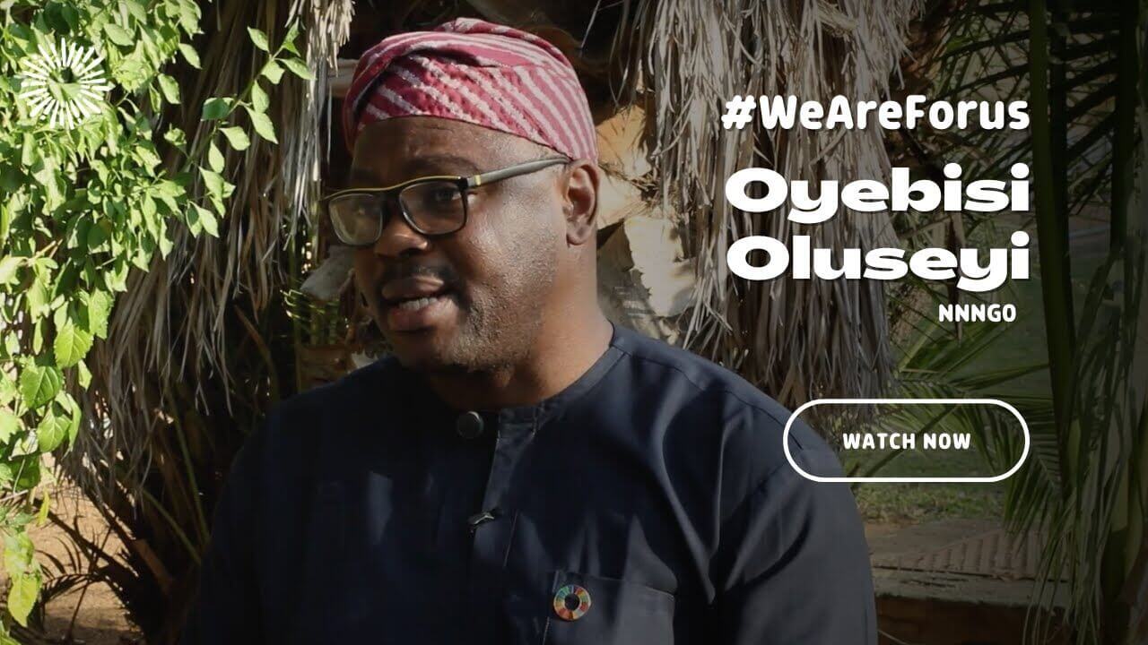 #WeAreForus - Interview with NNNGO, Nigeria on civic space and sustainable development