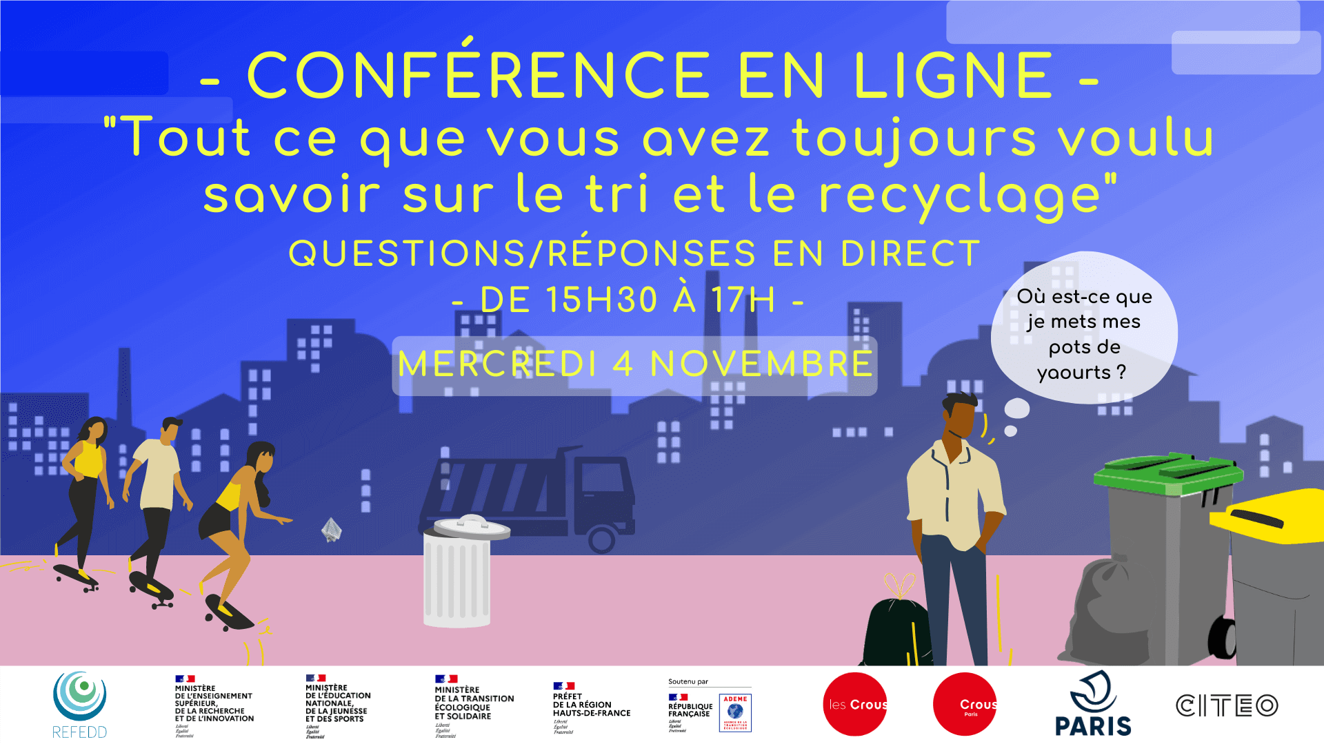 Retour sur notre conférence avec Citeo sur le tri et le recyclage | RESES