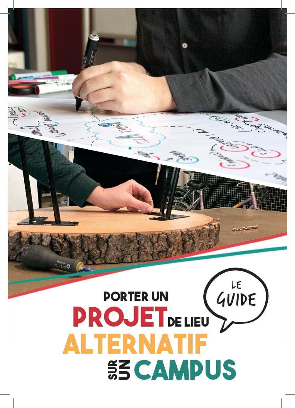 “Porter un projet de lieu alternatif sur un campus” - Un guide à destination des porteur.euse.s de projets !  | RESES