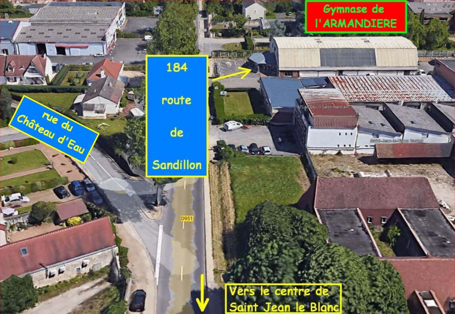 Gymnase de l'Armandière | GV Saint Jean le Blanc