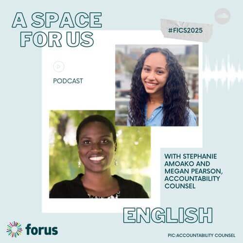 EN - Finance in Common Summit – Perspectives from Accountability Counsel | Forus