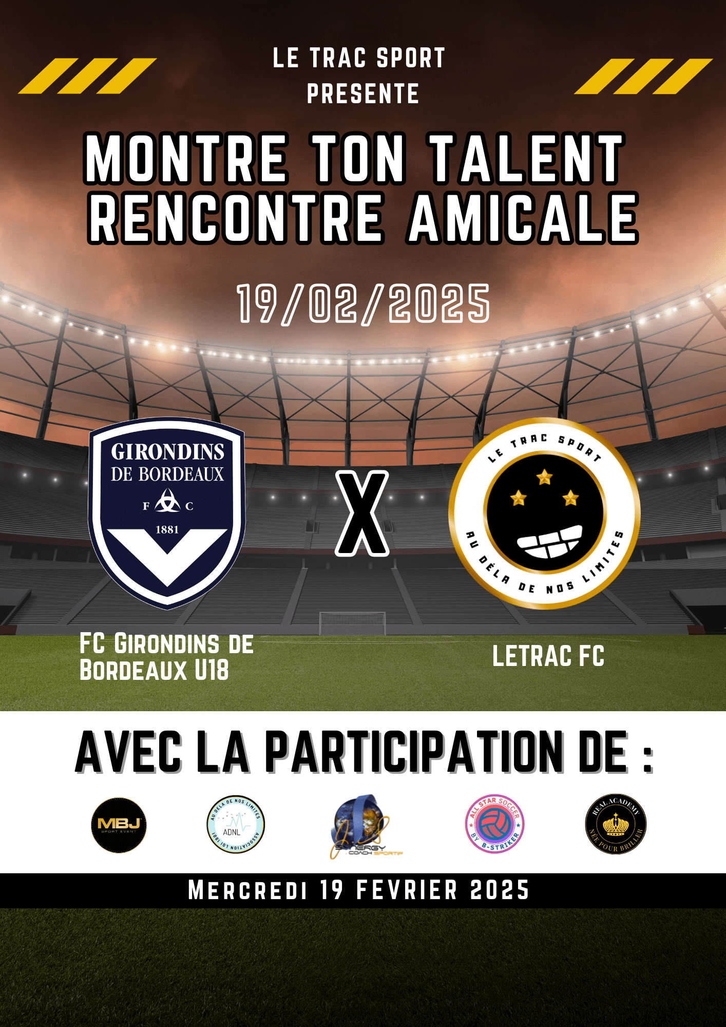 ⚽ FC Girondins de Bordeaux U18 x Le TRAC FC | Le Trac