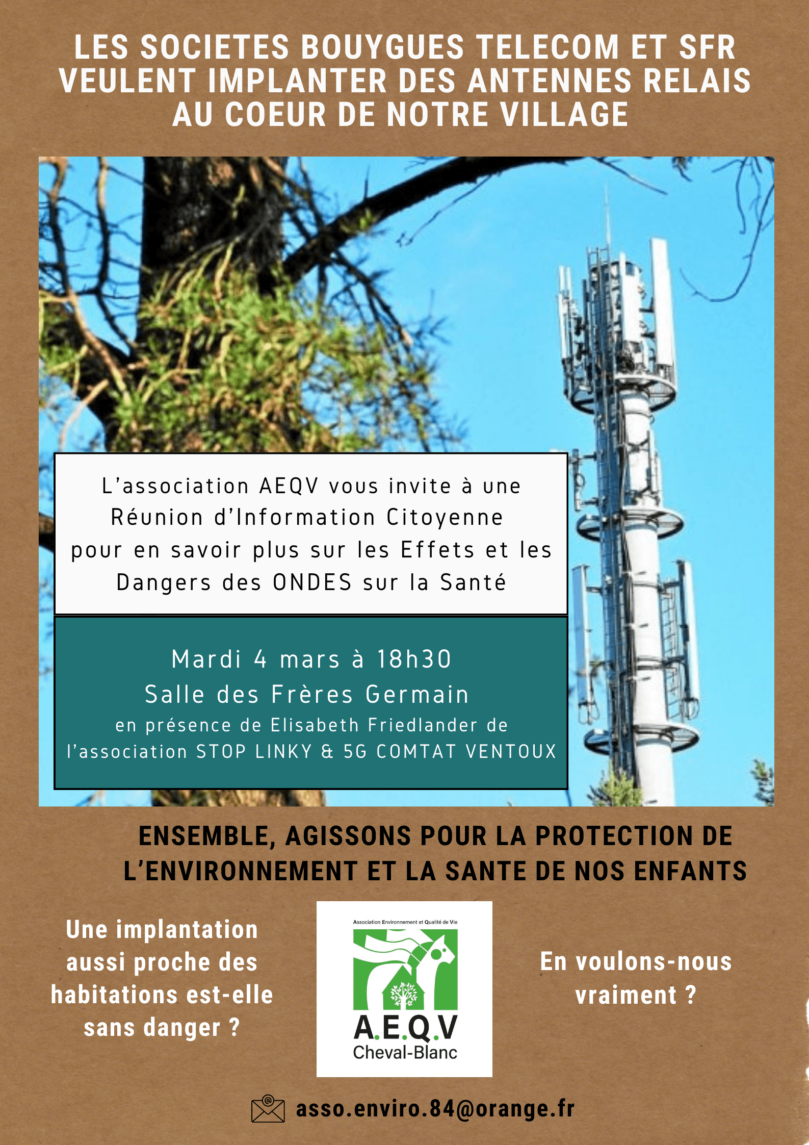 Réunion d'Information Citoyenne | AEQV