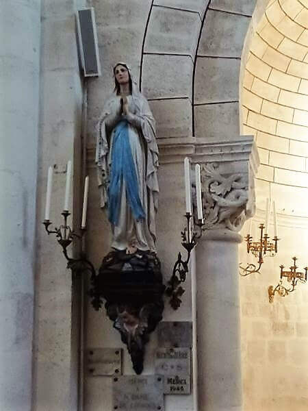 Statues de la Vierge | Association des Amis de l'Eglise Saint Jean d'Etampes de La Brède